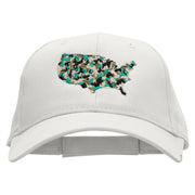 United Military Embroidered Low Profile Cap