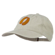 Bison Hoof Mascot Embroidered Washed Dyed Cap