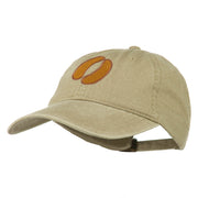 Bison Hoof Mascot Embroidered Washed Dyed Cap