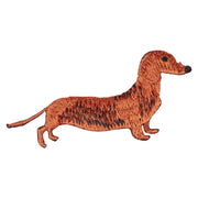 Dachshund Dog Pet Iron on Embroidered Patch