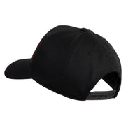 4th Marine Division Patched Solid Cotton Twill Pro Style Cap - Black OSFM