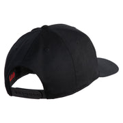U.S. Naval Station Panama Patched Solid Cotton Twill Pro Style Cap - Black OSFM