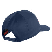 4th Marine Division Patched Solid Cotton Twill Pro Style Cap - Navy OSFM