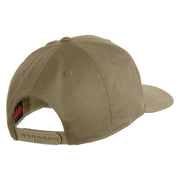 U.S. Naval Station Panama Patched Solid Cotton Twill Pro Style Cap - Khaki OSFM