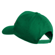 4th Marine Division Patched Solid Cotton Twill Pro Style Cap - Kelly OSFM