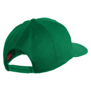 U.S. Naval Station Panama Patched Solid Cotton Twill Pro Style Cap - Kelly OSFM
