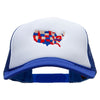 Patriotic States Embroidered Summer Foam Mesh Trucker Cap