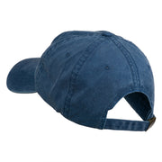 Small Bison Mascots Embroidered Washed Cap