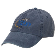 Space Cadet Embroidered Washed Cap