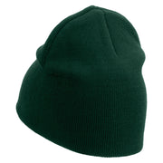 US Space Force MMXIX Embroidered 8 Inch Short Beanie - Dk-Green OSFM