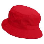 Papa Claus Embroidered Pigment Dyed Bucket Hat - Red OSFM