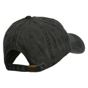 Small Bison Mascots Embroidered Washed Cap