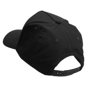 U.S Air Force Veteran Five Panels Pro Style Trucker Mesh Cap - Black OSFM