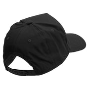 U.S Air Force Veteran Five Panels Pro Style Trucker Mesh Cap - Black OSFM