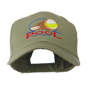 Billiard Pool Logo Embroidered Cap