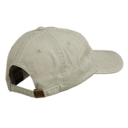 Small Bison Mascots Embroidered Washed Cap