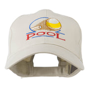 Billiard Pool Logo Embroidered Cap