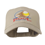 Billiard Pool Logo Embroidered Cap