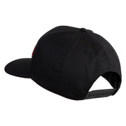 Once a Marine Always a Marine Semper Fi Red Patched Solid Cotton Twill Pro Style Cap - Black OSFM