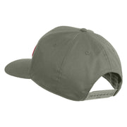 Once a Marine Always a Marine Semper Fi Red Patched Solid Cotton Twill Pro Style Cap - Grey OSFM