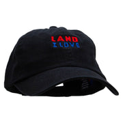 Land I Love Embroidered Low Profile Dyed Cotton Twill Cap