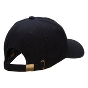 Babe Heart Embroidered Unstructured Cotton Twill Washed Cap