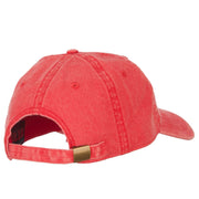 Bumblebee Embroidered Washed Buckle Cap