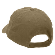 New York Year Established Embroidered Low Profile Dyed Cotton Twill Cap - Khaki OSFM