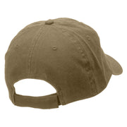 New York Year Established Embroidered Low Profile Dyed Cotton Twill Cap - Khaki OSFM