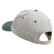 Bad Girl Embroidered Pigment Dyed Wash Cap - Beige-Green OSFM