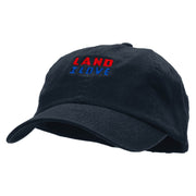 Land I Love Embroidered Low Profile Dyed Cotton Twill Cap