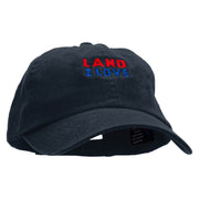 Land I Love Embroidered Low Profile Dyed Cotton Twill Cap