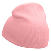 Venezuela Bird Embroidered 8 Inch Short Beanie - Pink OSFM