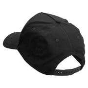 U.S Army Eagle Retired Five Panels Pro Style Trucker Mesh Cap - Black OSFM