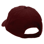 New York Year Established Embroidered Low Profile Dyed Cotton Twill Cap - Wine OSFM