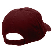 New York Year Established Embroidered Low Profile Dyed Cotton Twill Cap - Wine OSFM