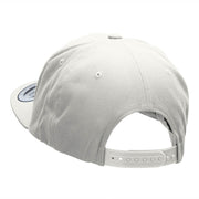 Baseball Field Embroidered Wool Blend Two Tone Cap