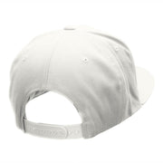 Baseball Field Embroidered Wool Blend Two Tone Cap