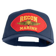 Recon Marine Patched Solid Cotton Twill Pro Style Cap - Navy OSFM
