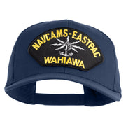 Navcams-Eastpac Wahiawa Patched Solid Cotton Twill Pro Style Cap - Navy OSFM