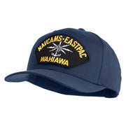 Navcams-Eastpac Wahiawa Patched Solid Cotton Twill Pro Style Cap - Navy OSFM