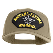 Navcams-Eastpac Wahiawa Patched Solid Cotton Twill Pro Style Cap - Khaki OSFM