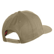 Navcams-Eastpac Wahiawa Patched Solid Cotton Twill Pro Style Cap - Khaki OSFM