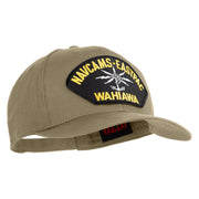Navcams-Eastpac Wahiawa Patched Solid Cotton Twill Pro Style Cap - Khaki OSFM