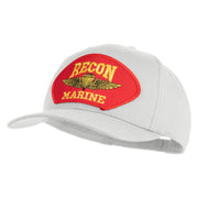 Recon Marine Patched Solid Cotton Twill Pro Style Cap - White OSFM