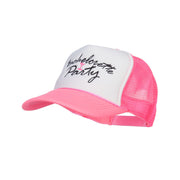 Bachelorette Party Embroidered Neon Trucker Cap