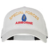 US Army Airborne Special Forces Logo Embroidered Solid Cotton Pro Style Cap