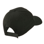 Mountain Biker Outline Embroidered Cap