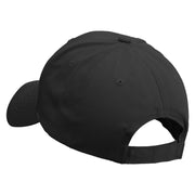 Costa Rica Bird Embroidered Solid Cotton Twill Low Profile Snap Cap - Black OSFM