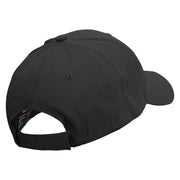 Costa Rica Bird Embroidered Solid Cotton Twill Low Profile Snap Cap - Black OSFM